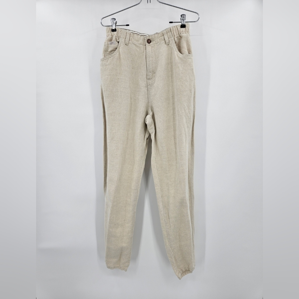 Vintage Lee Linen Cotton High Rise Pants 26 / 27